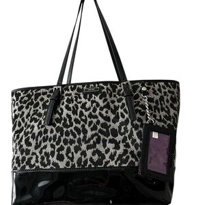 NINE WEST cheetah print tote shoulder bag
